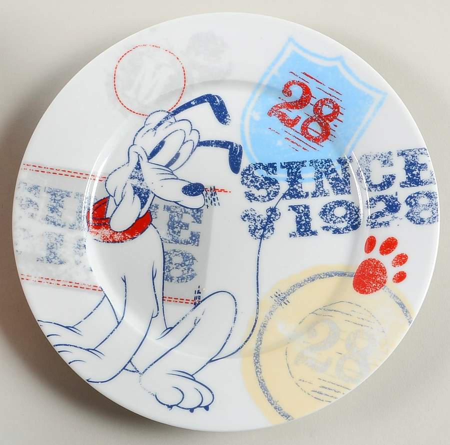 1928 Vintage Americana Salad/Dessert Plate by Zrike-1