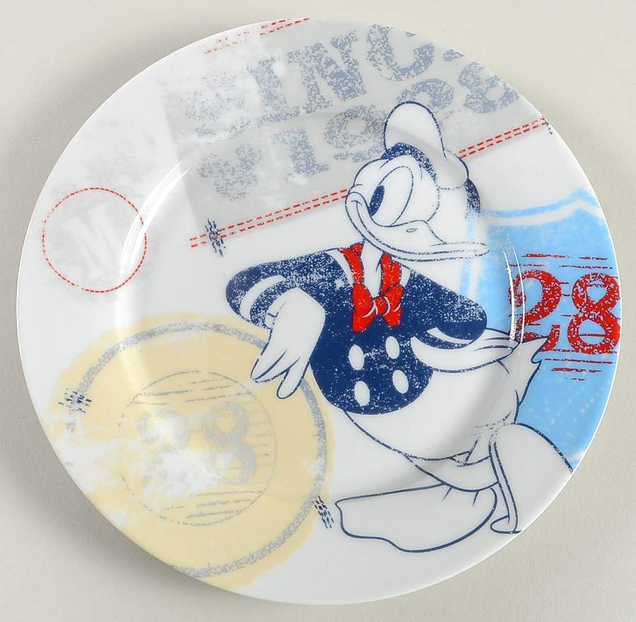 1928 Vintage Americana Salad/Dessert Plate by Zrike-1
