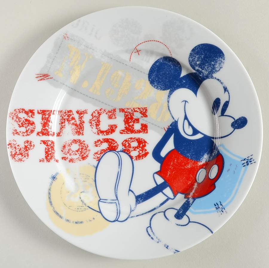 1928 Vintage Americana Salad Plate by Zrike-1