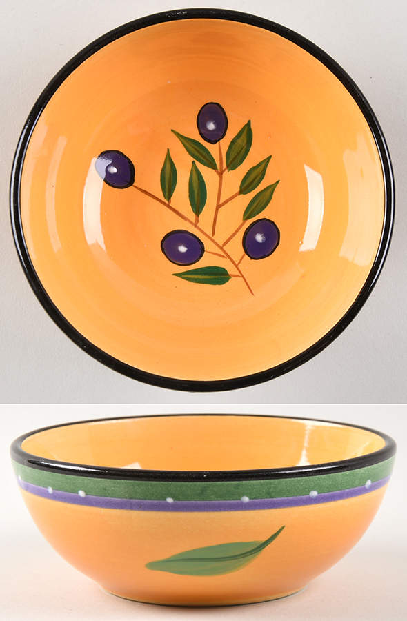 Italian Garden Dip Bowl for Chip & Dip Set by Dansk-1