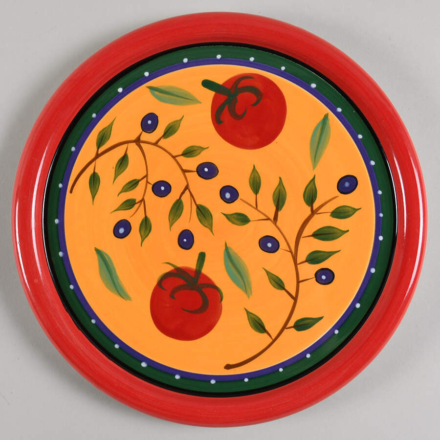 Italian Garden Cheese Serving Plate by Dansk-1