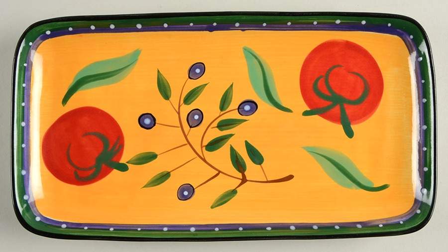 Italian Garden 10" Rectangular Tray by Dansk-1