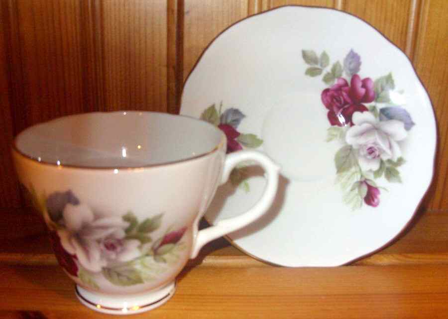 360 Footed Cup & Saucer Set by Duchess-1