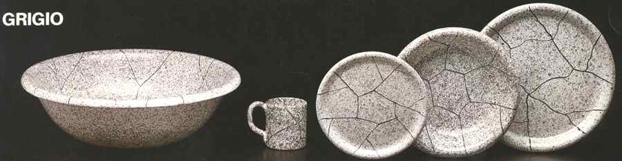 Grigio Dinner Plate by Deruta (Italy)-1