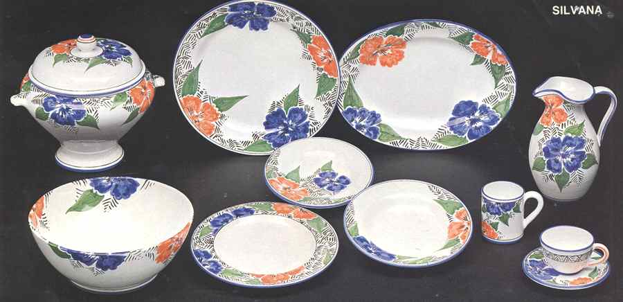 Silvana Dinner Plate by Deruta (Italy)-1