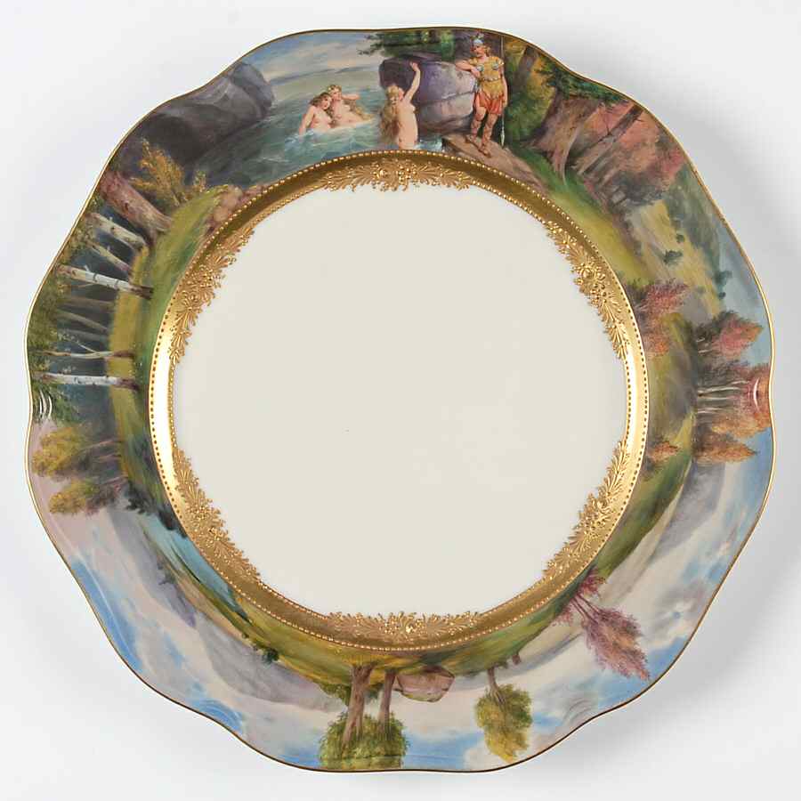 DRE113 Dinner Plate by Dresden (German)-1