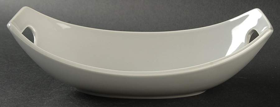Classic Fjord Grey 9" Oval Vegetable Bowl by Dansk-1