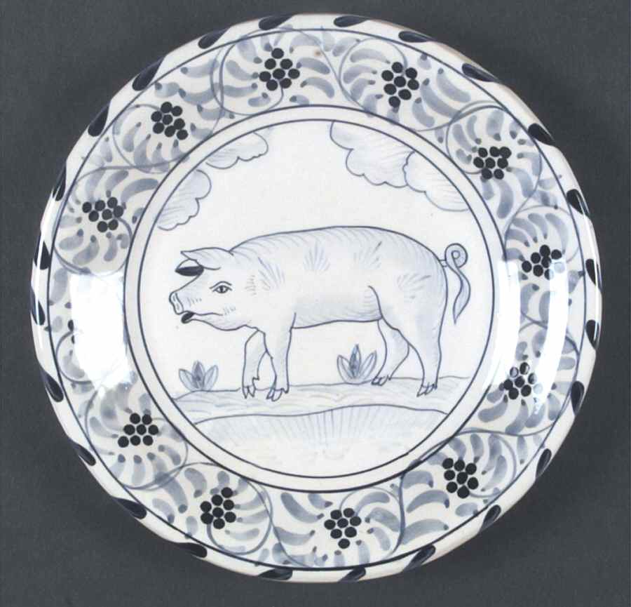 Pig Salad Plate by Dovis Designs-1