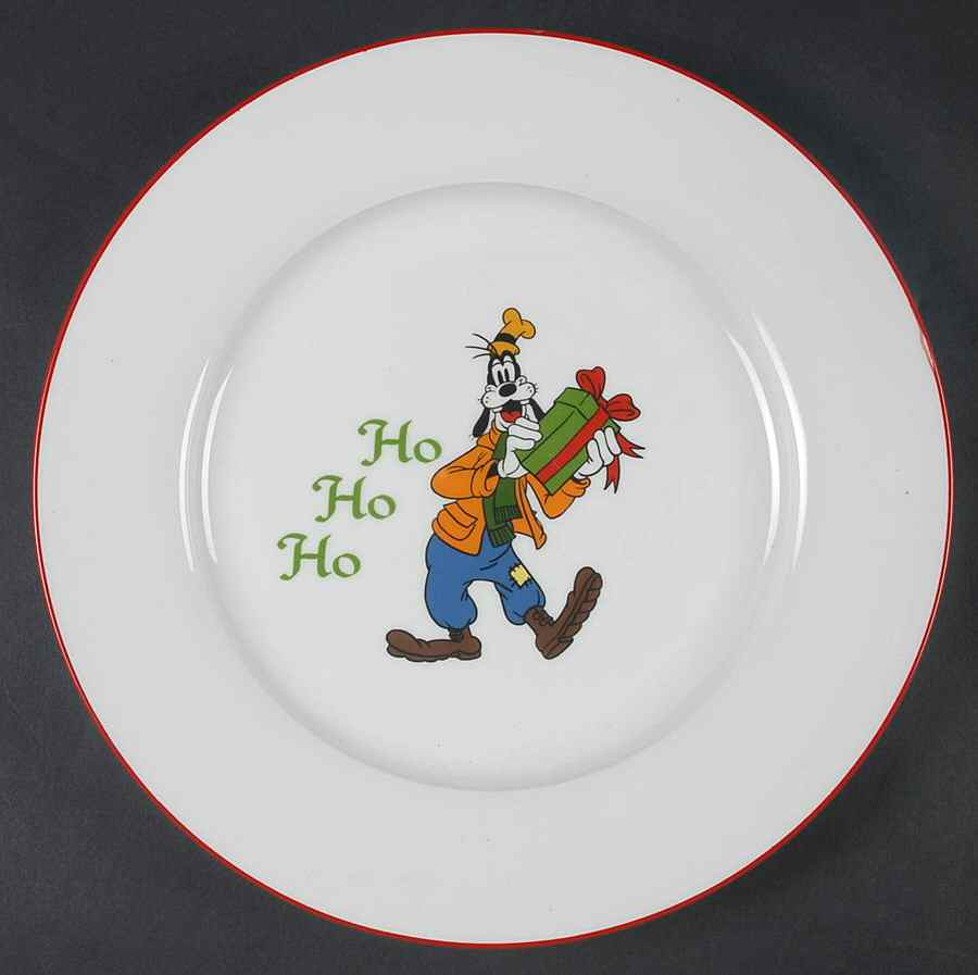 Mickey's Vintage Holiday Dinner Plate by Zrike-1