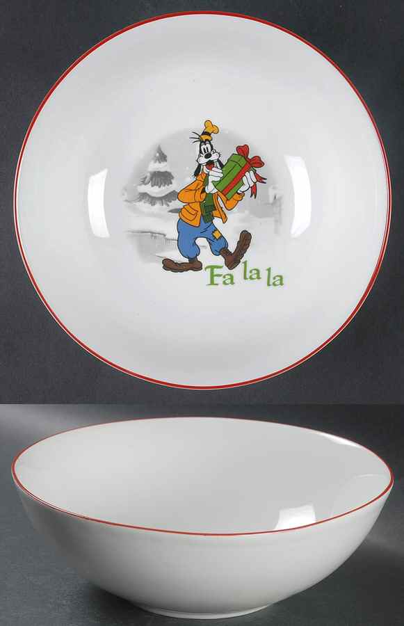 Mickey's Vintage Holiday Soup/Cereal Bowl by Zrike-1