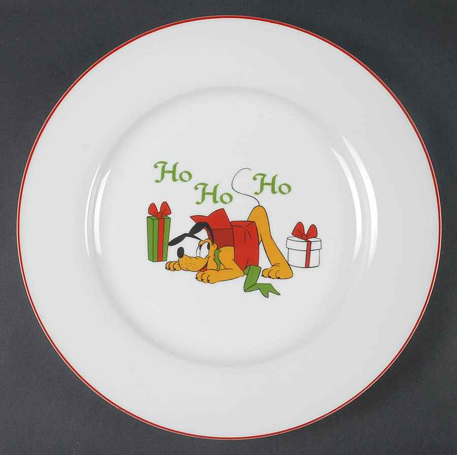 Mickey's Vintage Holiday Dinner Plate by Zrike-1