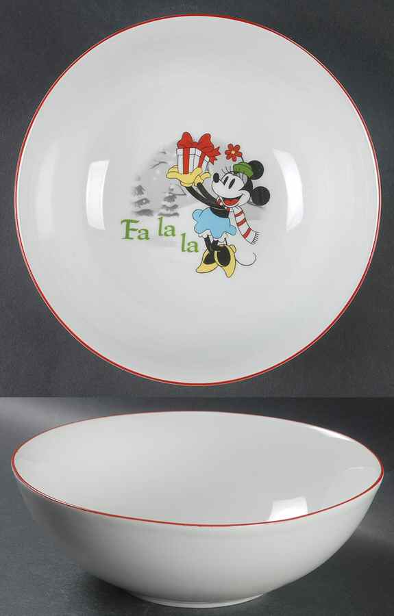 Mickey's Vintage Holiday Soup/Cereal Bowl by Zrike-1