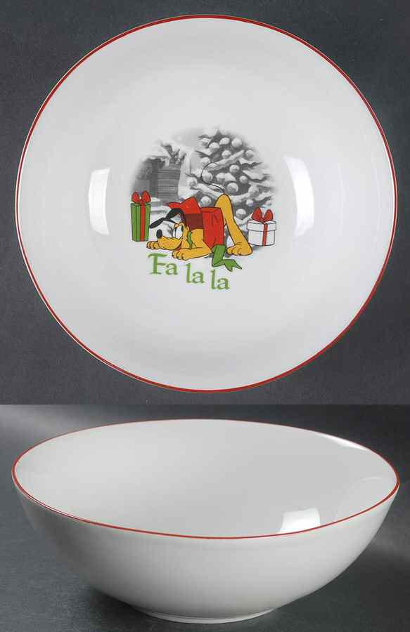 Mickey's Vintage Holiday Soup/Cereal Bowl by Zrike-1