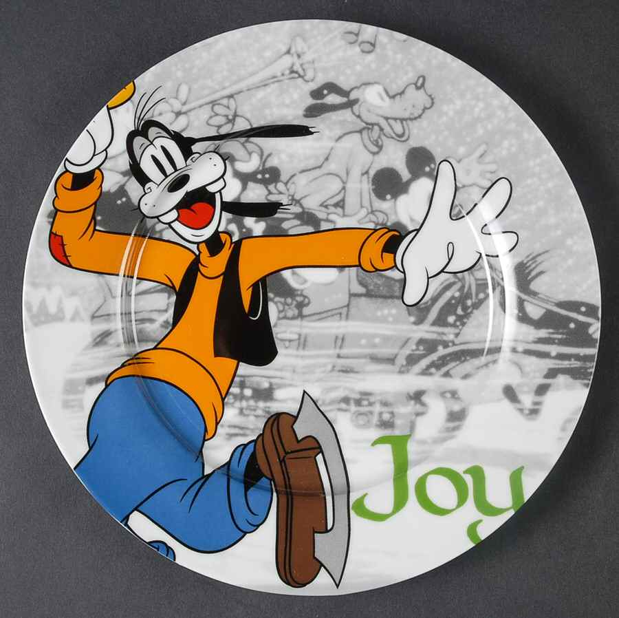 Mickey's Vintage Holiday Salad Plate by Zrike-1