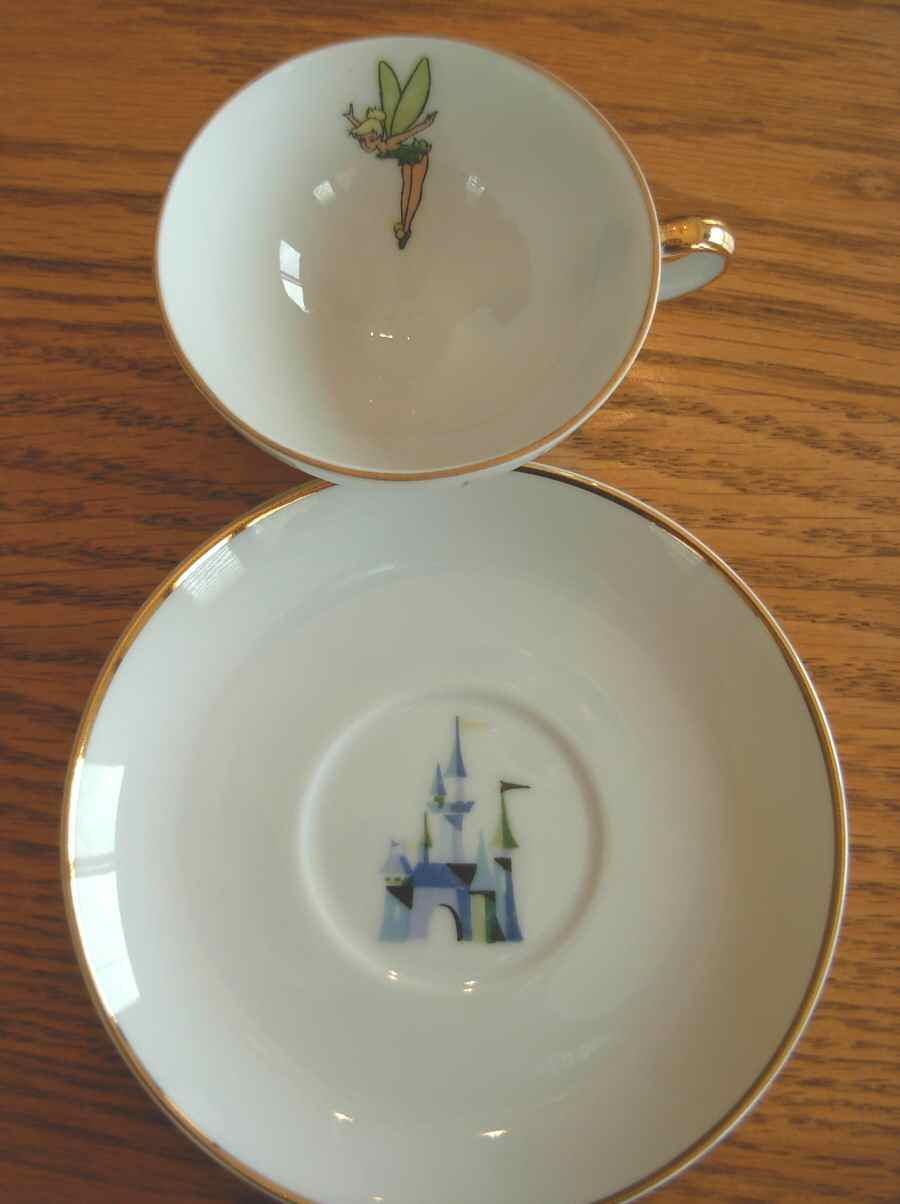 Disneyland Footed Cup & Saucer Set by Disney-1
