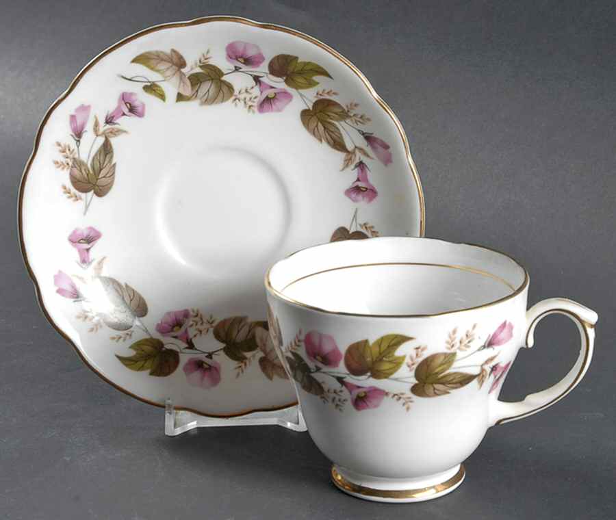 910 Footed Cup & Saucer Set by Duchess-1