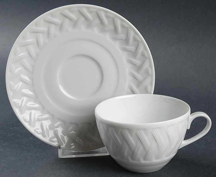 Louisiane Flat Cup & Saucer Set by Philippe Deshoulieres-1