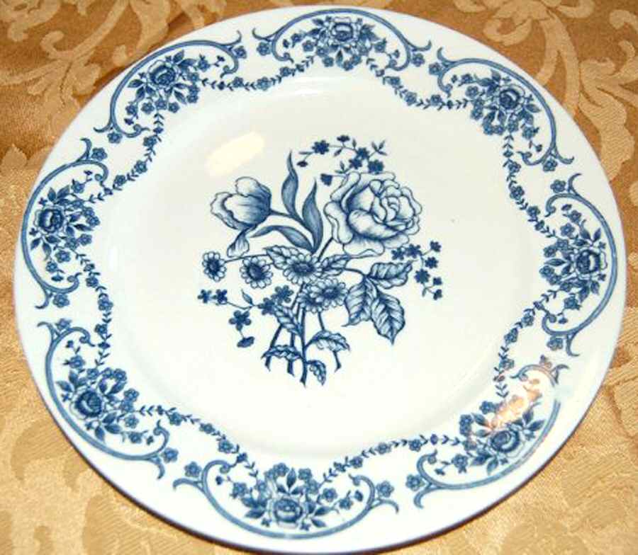 Rosewood Blue Dinner Plate by Dynasty China-1