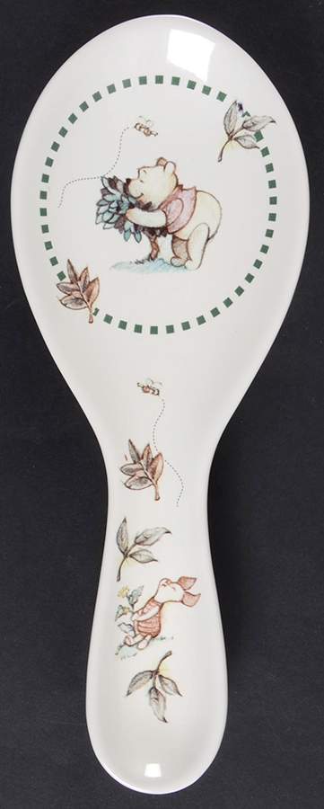 Winnie the Pooh (Leaf&Animal Rim) Spoon Rest/Holder (Holds 1 Spoon) by Disney-1