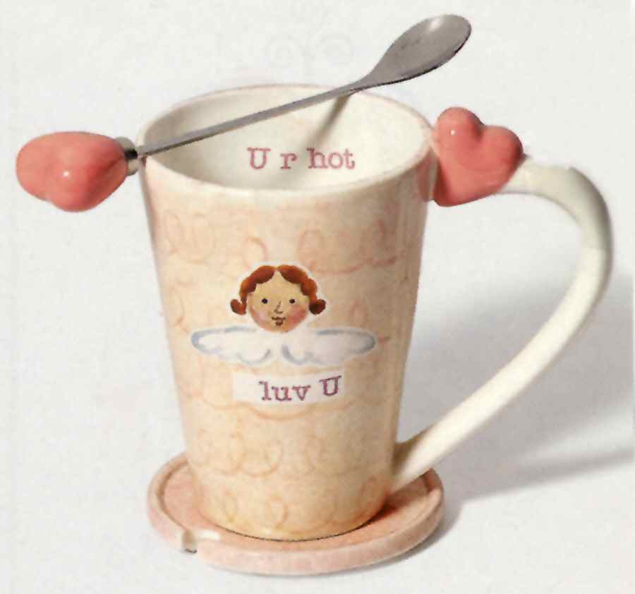 Just for You Collection Mug with Saucer & Spoon Set by Department 56-1