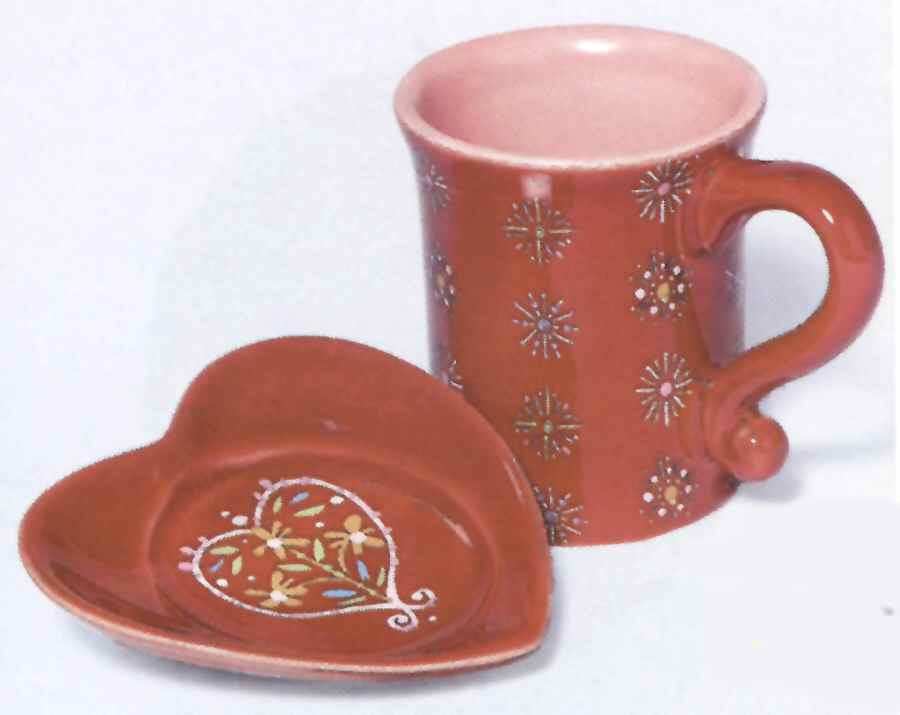 Just for You Collection Flat Cup & Saucer Set by Department 56-1