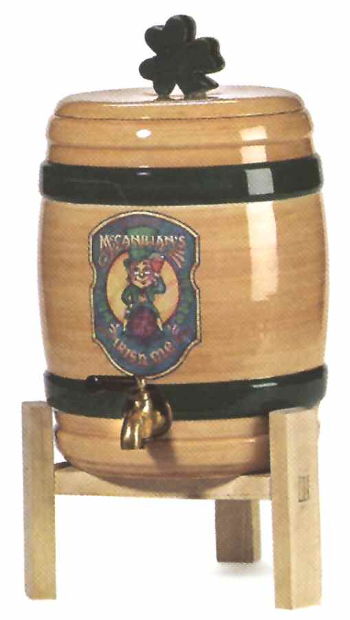 Irish Cheer Beverage Dispenser & Lid by Department 56-1