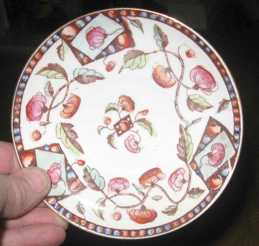 Diamond Bread & Butter Plate by England-1