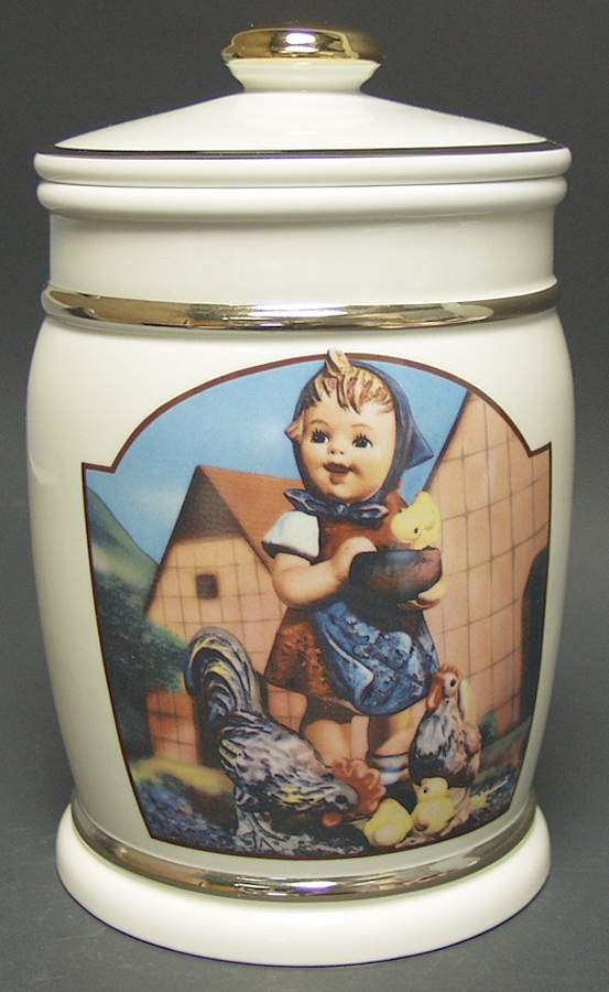 Hummel Collection Cookie Jar & Lid by Danbury Mint-1