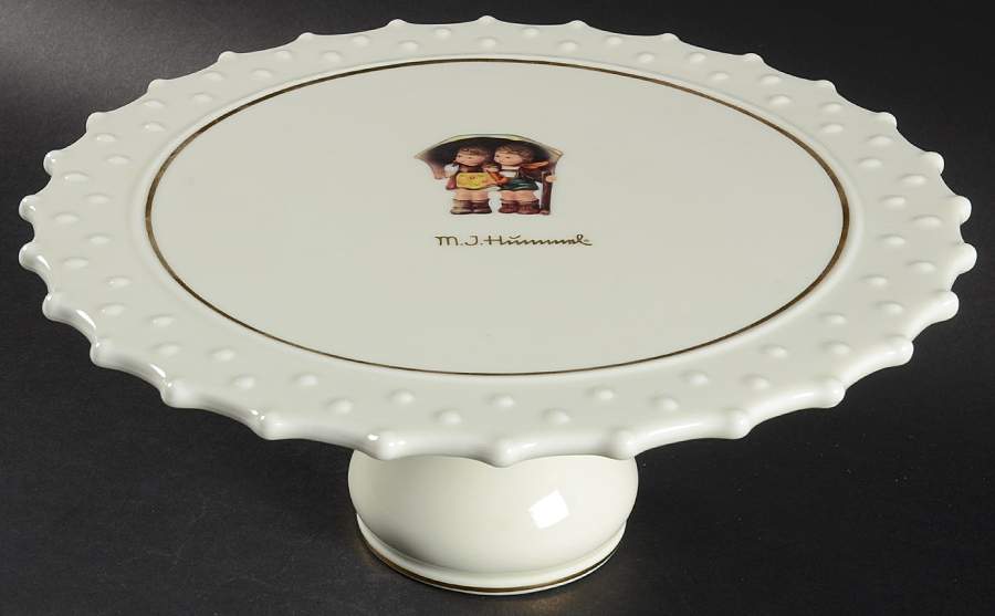 Hummel Collection 12" Diameter Pedestal Cake Stand by Danbury Mint-1