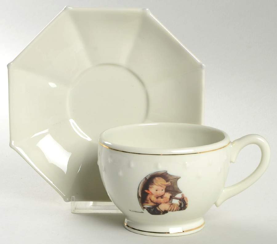Hummel Collection Flat Cup & Saucer Set by Danbury Mint-1