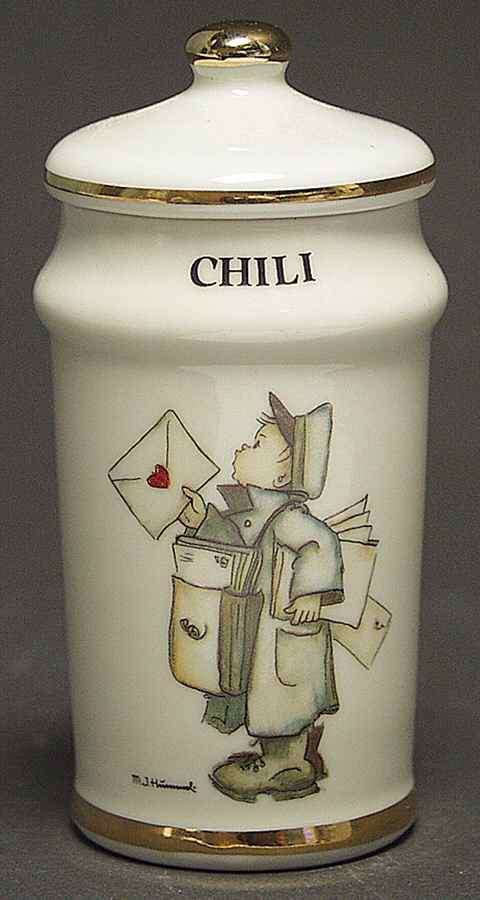 Hummel Collection Spice Jar Set Individual Jar & Lid by Danbury Mint-1