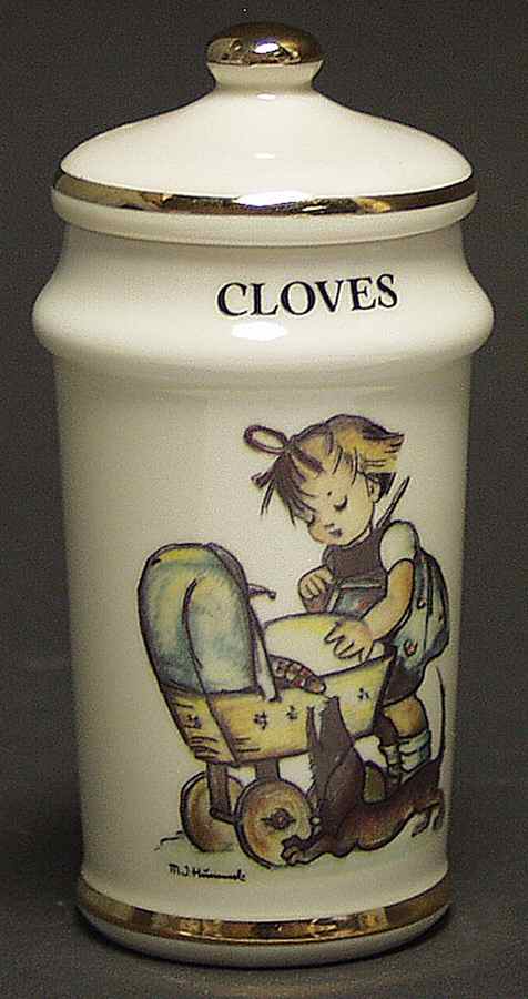 Hummel Collection Spice Jar Set Individual Jar & Lid by Danbury Mint-1