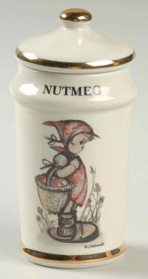 Hummel Collection Spice Jar Set Individual Jar & Lid by Danbury Mint-1
