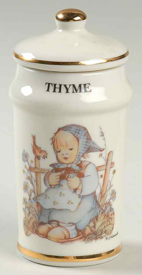 Hummel Collection Spice Jar Set Individual Jar & Lid by Danbury Mint-1