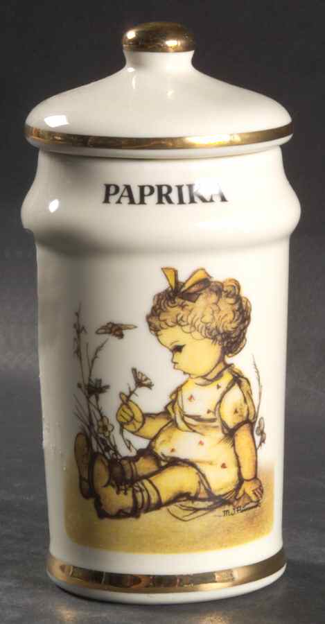 Hummel Collection Spice Jar Set Individual Jar & Lid by Danbury Mint-1
