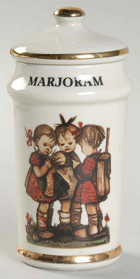 Hummel Collection Spice Jar Set Individual Jar & Lid by Danbury Mint-1