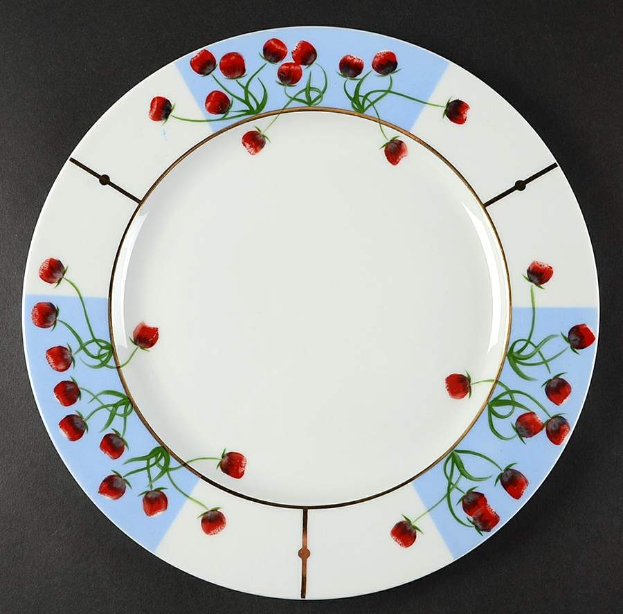 Poppies Dinner Plate by Denis Chauffaille-1