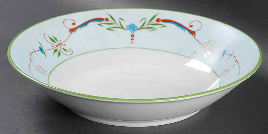 Chevrefeuille 9" Round Vegetable Bowl by Denis Chauffaille-1