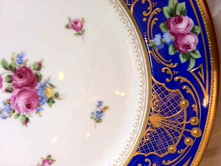 DRW5 Dinner Plate by Dresden Works (Saxony)-1
