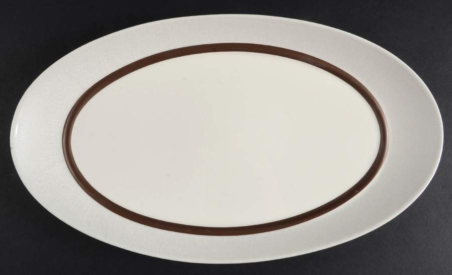 Lucia 15" Oval Serving Platter by Dansk-1