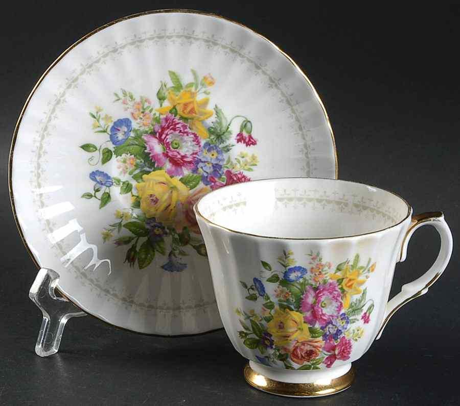 DUC63 Footed Cup & Saucer Set by Duchess-1