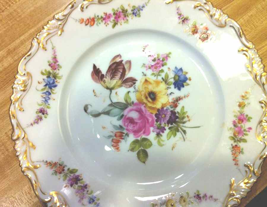 DRE120 Dinner Plate by Dresden (German)-1