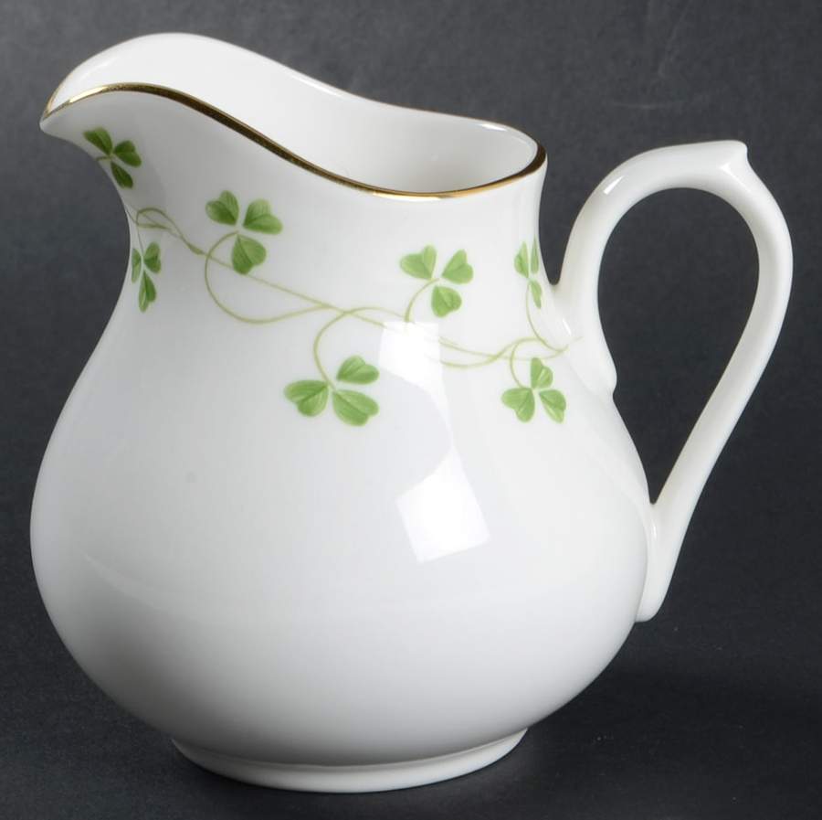 Shamrock (Not Embossed) Creamer by Donegal Parian-1