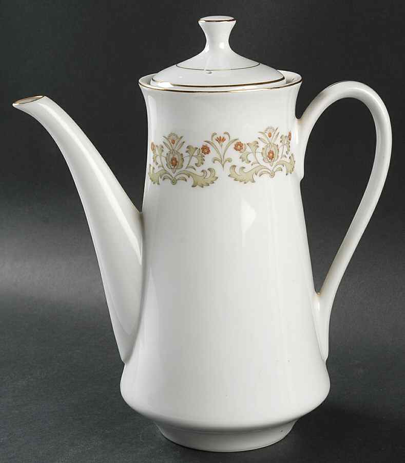 Floret Coffee Pot & Lid by Dynasty China-1