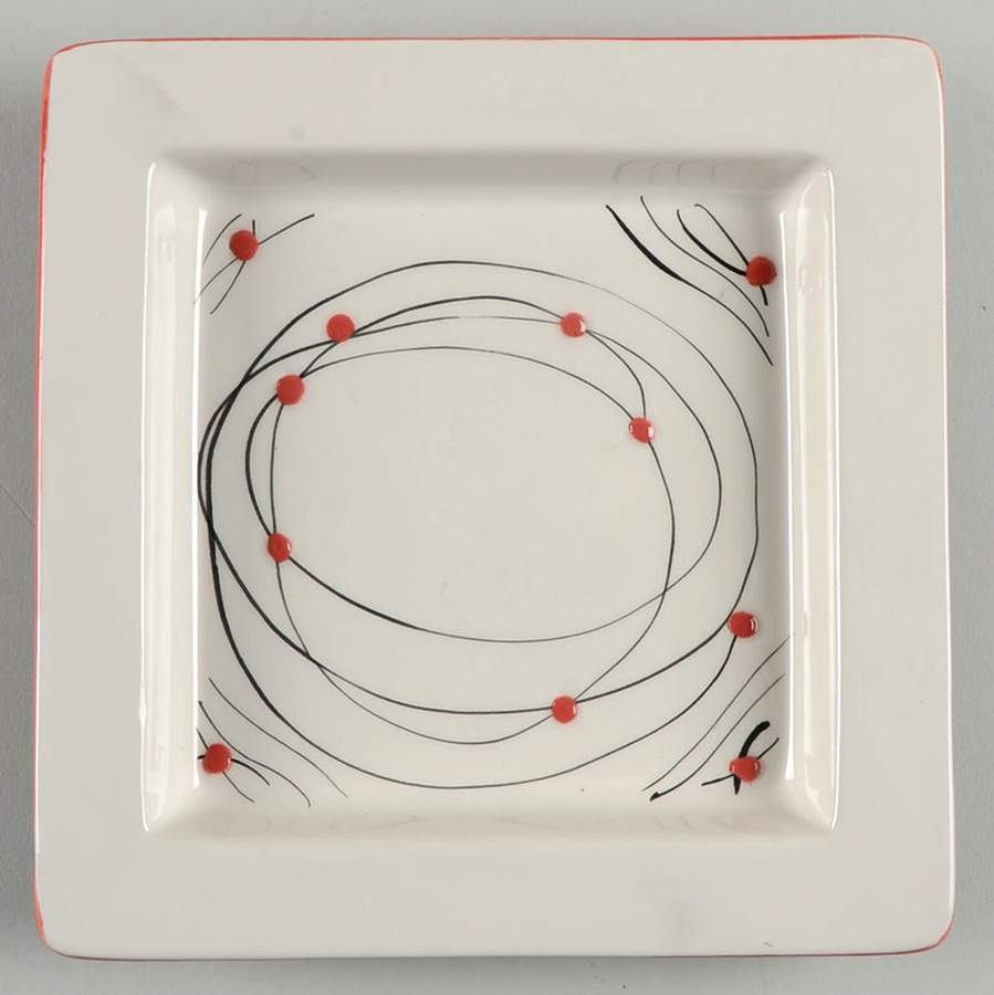 Orbit Square Appetizer Plate by Dansk-1