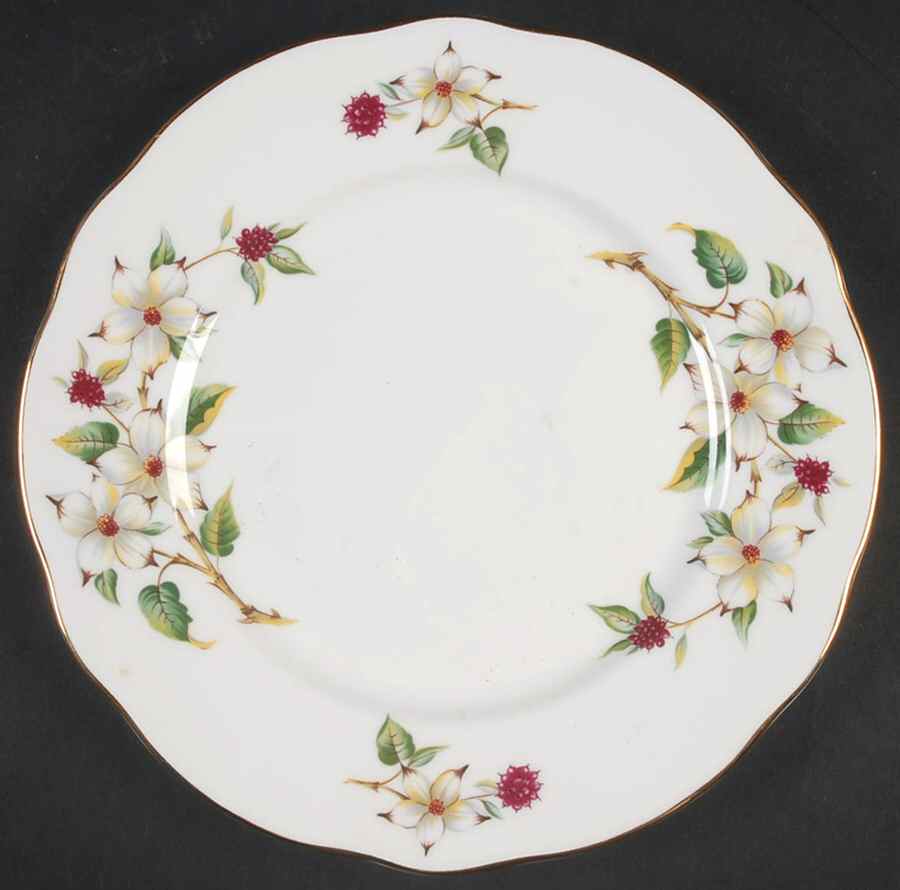 Dogwood Dessert/Pie Plate by Duchess-1