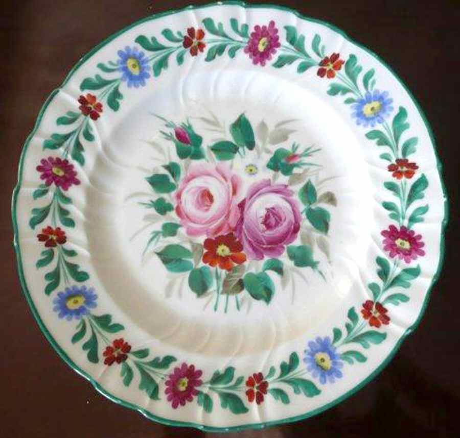 2725-1253 Dinner Plate by Dresden (German)-1
