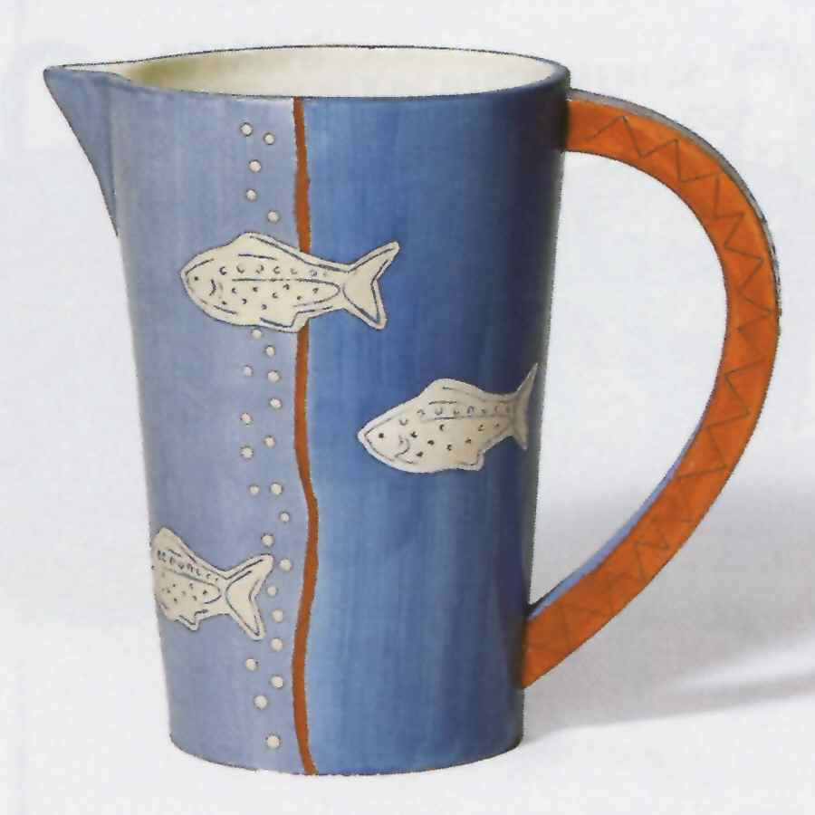 Blue Fin Bay Pitcher by Department 56-1
