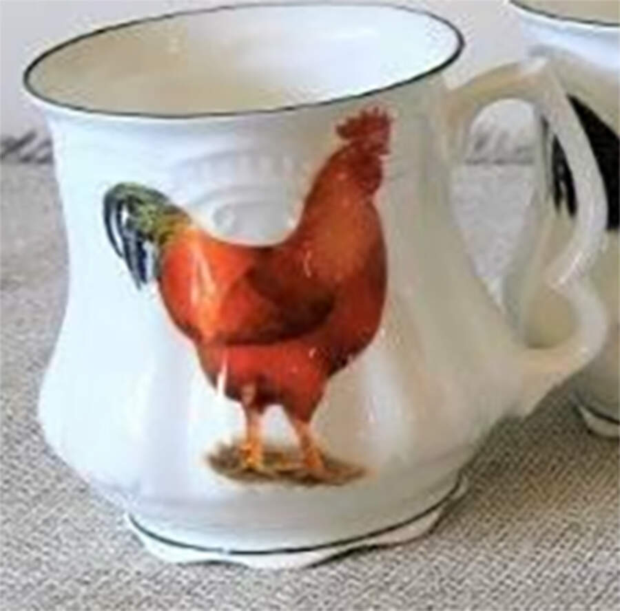 Rooster Mug by David Michael China-1