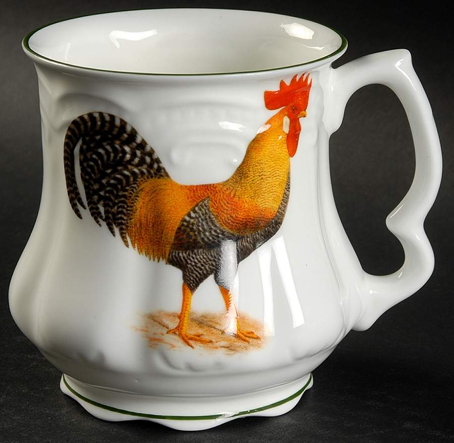 Rooster Mug by David Michael China-1